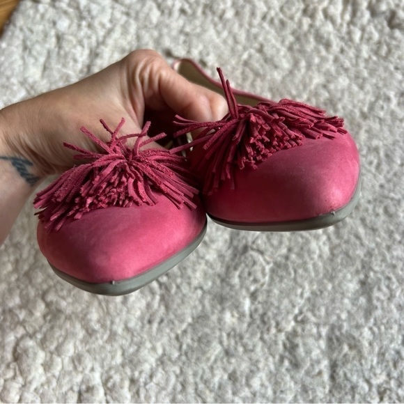 Ecco Fuchsia Tassel Loafers - Picture 6 of 10